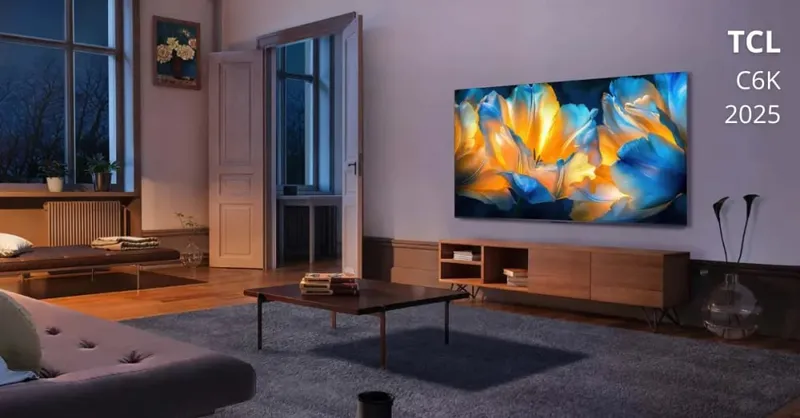 TCL 55" C6K Premium QD-Mini LED QLED 4K 144Hz Google TV com Áudio Onkyo 2.1