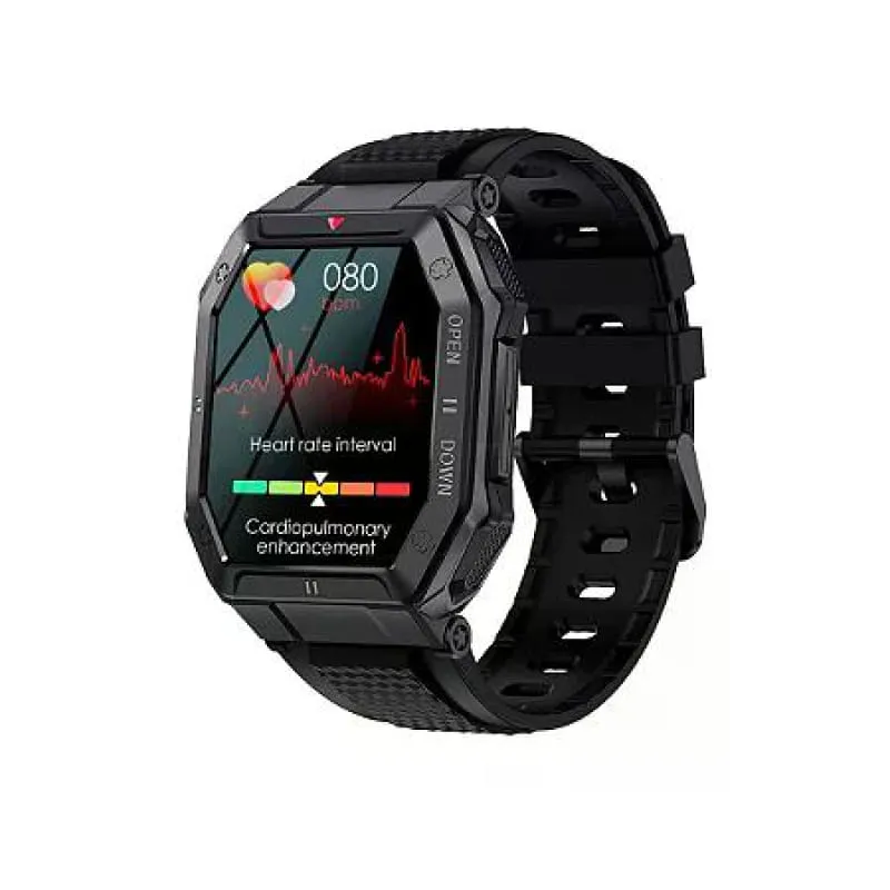 Smartwatch com Monitor Cardiaco Preto Gshield Bivolt