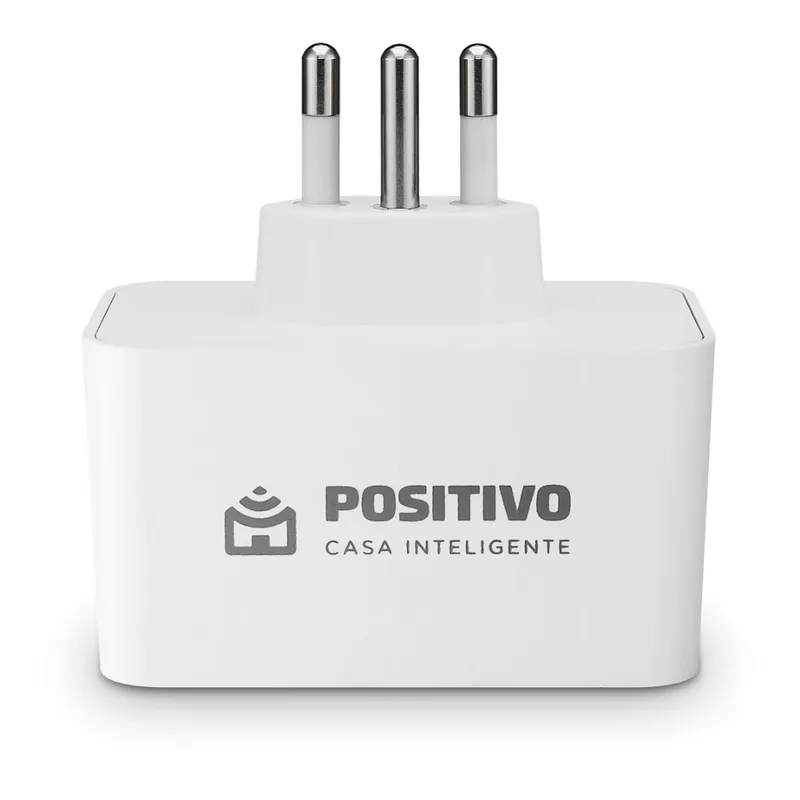 Tomada Smart Plug MAX Wi-fi Positivo Casa Inteligente, 16A, NBR 14136, Configuracao Rapida, 1600W - Compativel COM Alexa