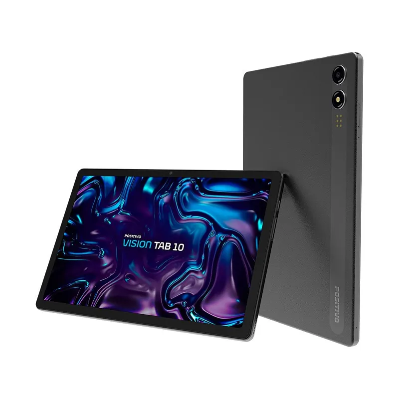 Tablet Positivo Vision Tab 10 4GB RAM 128GB Octa-Core Android 13 Wi-Fi Bivolt