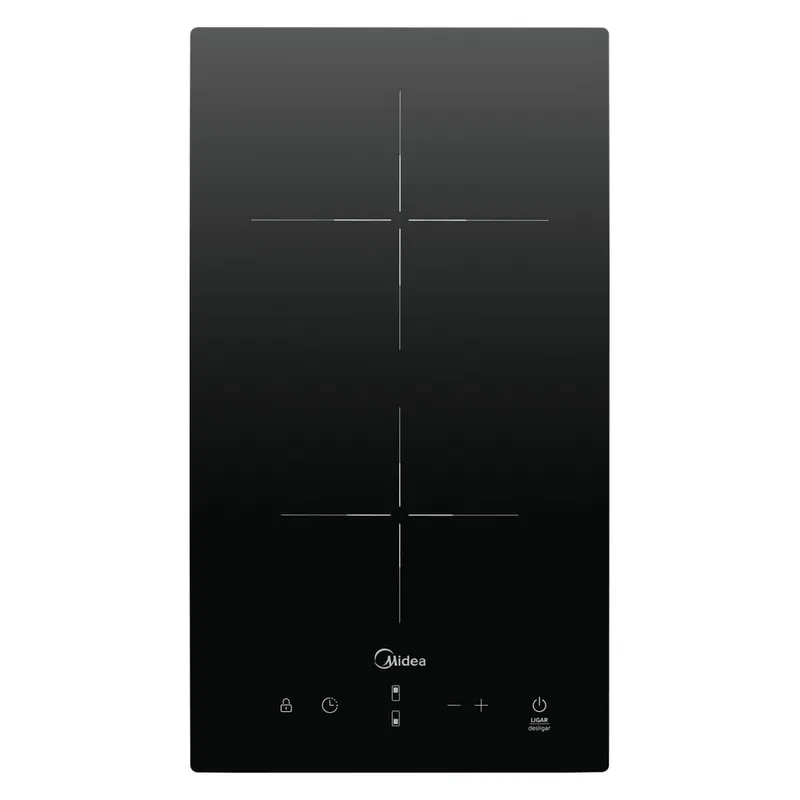 Cooktop 2 Bocas Eletrico Vitroceramico Midea 220V