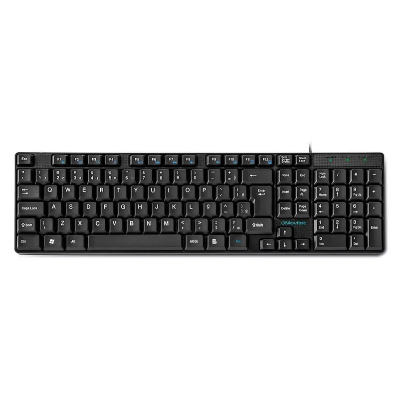 Teclado Movitec Com Fio Otf-01 Teclado Otf-01 Na Com Fio Bivolt