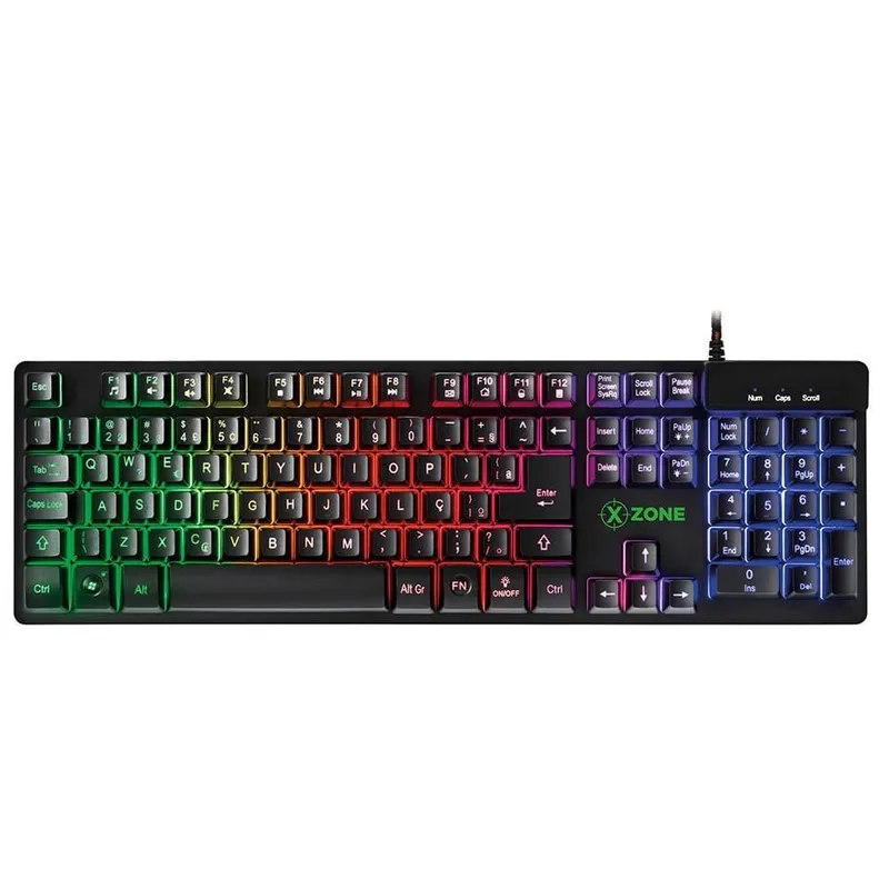 Teclado Gamer Semimecânico Xzone Gts-01 Semi-mecanico Bivolt
