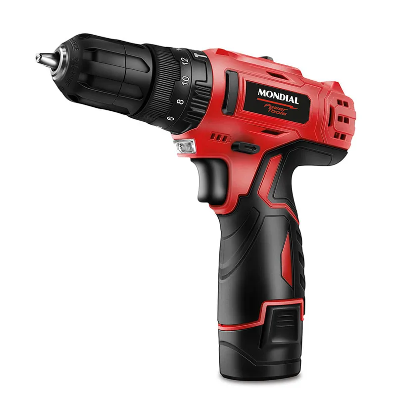 Furadeira Parafusadeira de Impacto Mondial PI-10 Bivolt
