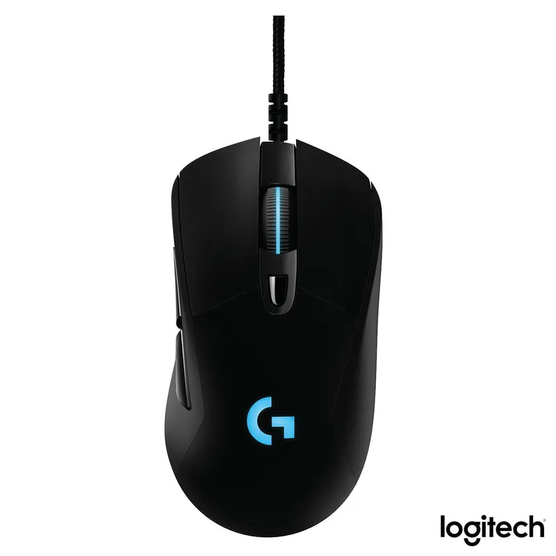 Mouse Gamer com fio USB Logitech G G403 Hero Preto Bivolt