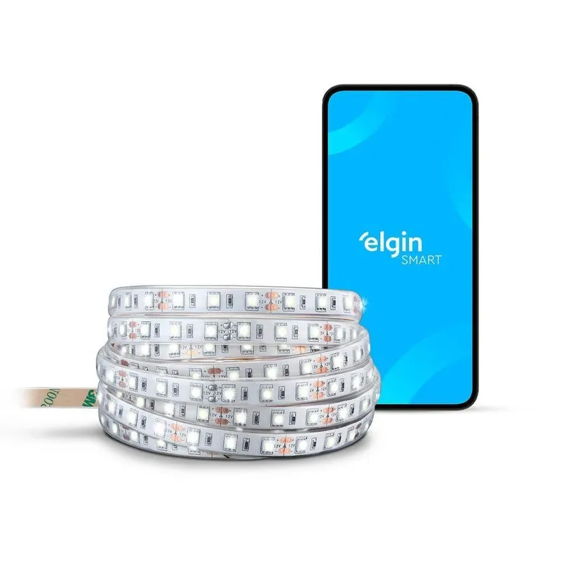 Fita Led Smart RGB 5m Wifi Compativel com Alexa Elgin Bivolt