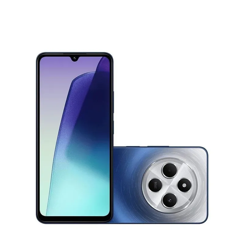 Smartphone Xiaomi Redmi 14C 4GB RAM 256GB Câmera 50MP Tela 6,88 120Hz Azul