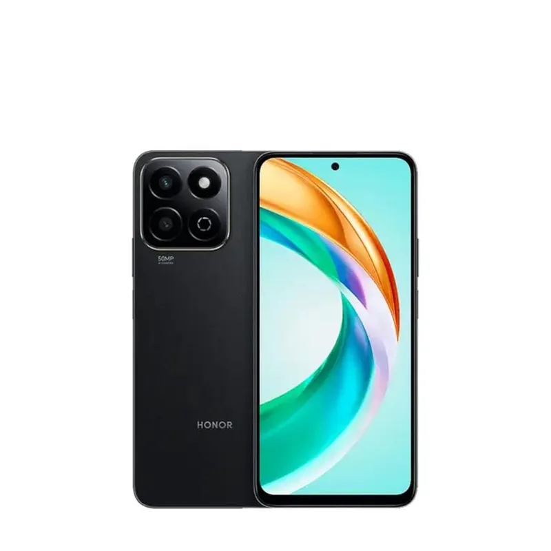 Smartphone HONOR X6B 5G Preto 256GB, 4+4GB RAM Turbo, Tela de 6.6’’, Snapdragon 4ª geração e Câmera Traseira Dupla de at