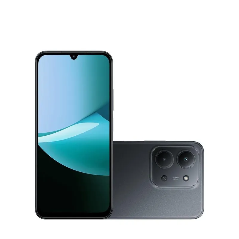 Smartphone Xiaomi Redmi 15C 4G 4GB Ram 256GB Câmera 50MP Preto