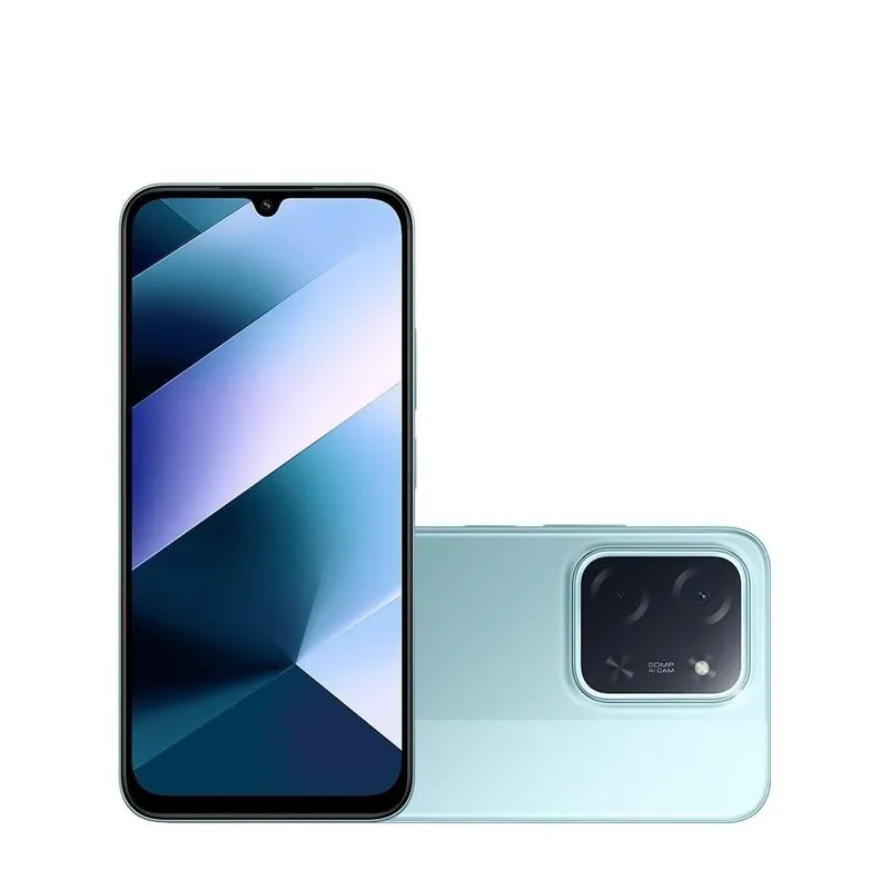 Smartphone Xiaomi Poco C85 25078PC3EG 6GB 128GB Câmera 50MP Android Bateria 6000mAh Verde