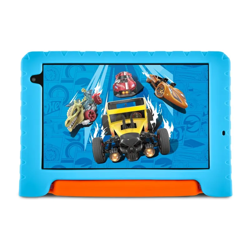 Tablet Infantil Hot Wheels Wi-Fi 6GB RAM 64GB Tela 8 Android 13 Octa Bivolt