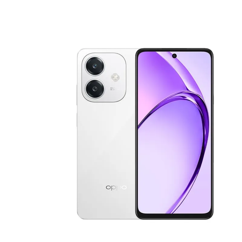 Smartphone Oppo A60 4G Branco 256GB, 8GB RAM, Câmera Traseira de até 50MP, Tela 6.67", 90Hz, IP54 e Processador Snapdrag