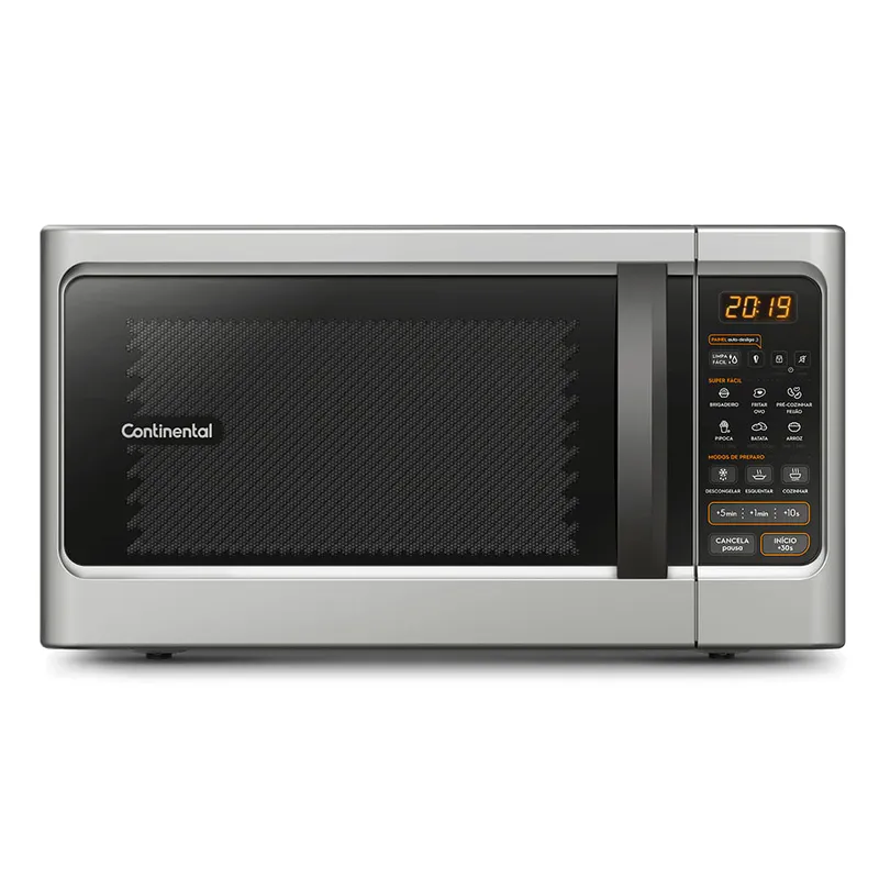 Micro-ondas Continental Prata 34 Litros com Função Descongelar MC34S 220V