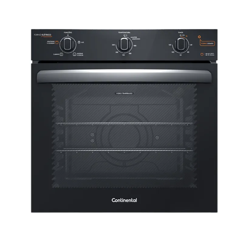 Forno de Embutir Elétrico Continental 80L com TOPLimpaFácil OC8EM 220V