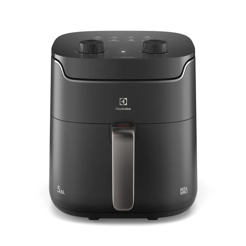 Air Fryer Fritadeira Elétrica Electrolux EAF40 5,6L 1400W Cinza com Timer e Convecção 220V