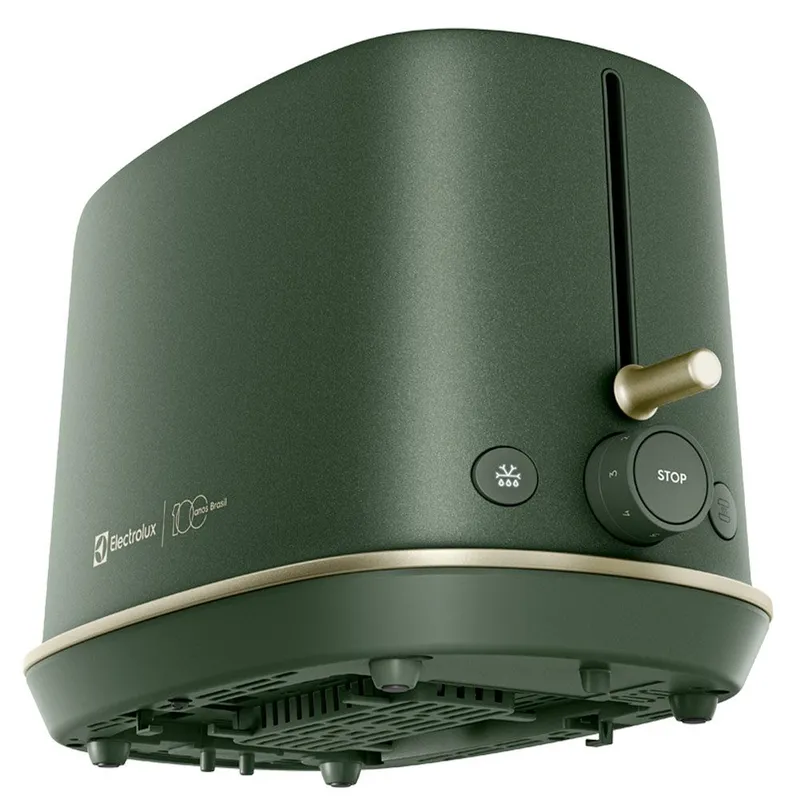Torradeira Eletrica Electrolux Verde Linha 100 anos 110V