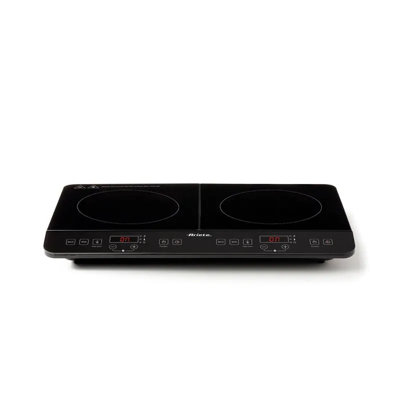 Cooktop de Indução Portátil Ariete 1998 Vitrocerâmico 2 Bocas Touch 220V