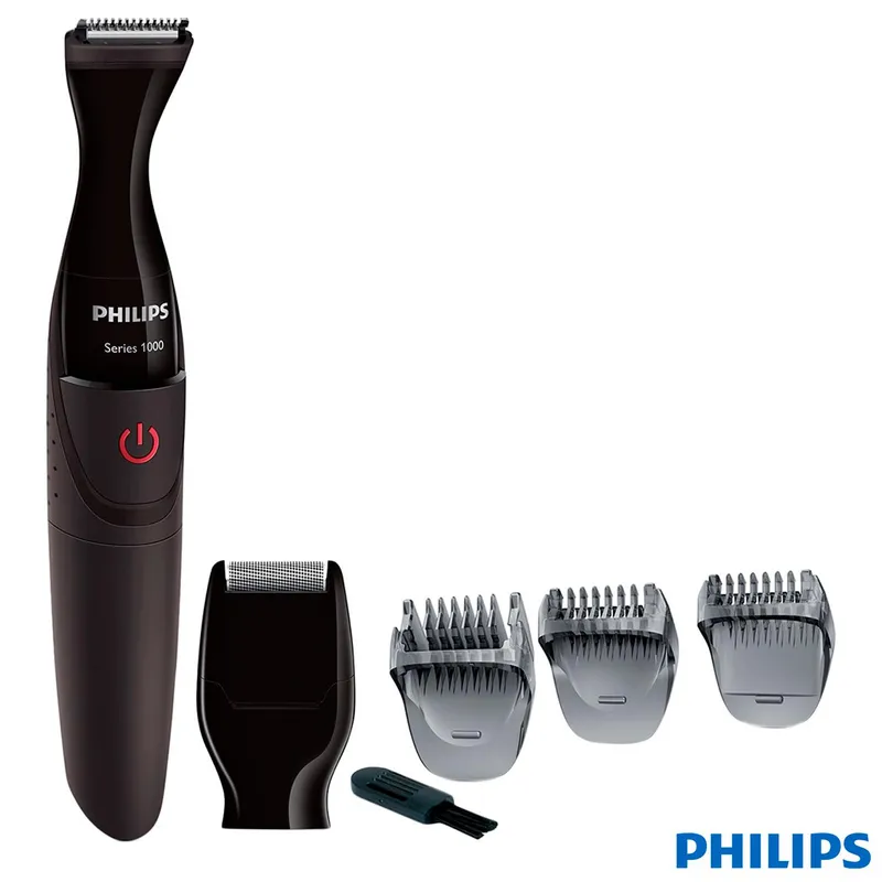 Kit Aparador de Pelos Multigroom Philips Uso Seco MG1100/16 Bivolt