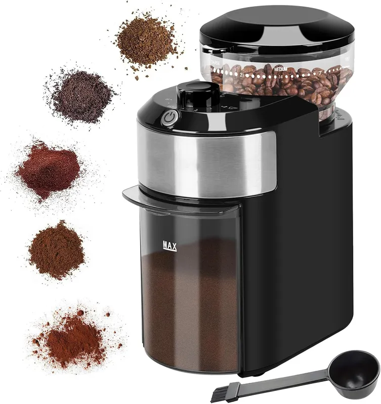 Moedor de Café Elétrico - 220V Moedor De Grãos De Café com 28