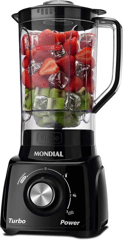 MONDIAL Liquidificador Turbo Power Preto 550W 220V - L-99 F