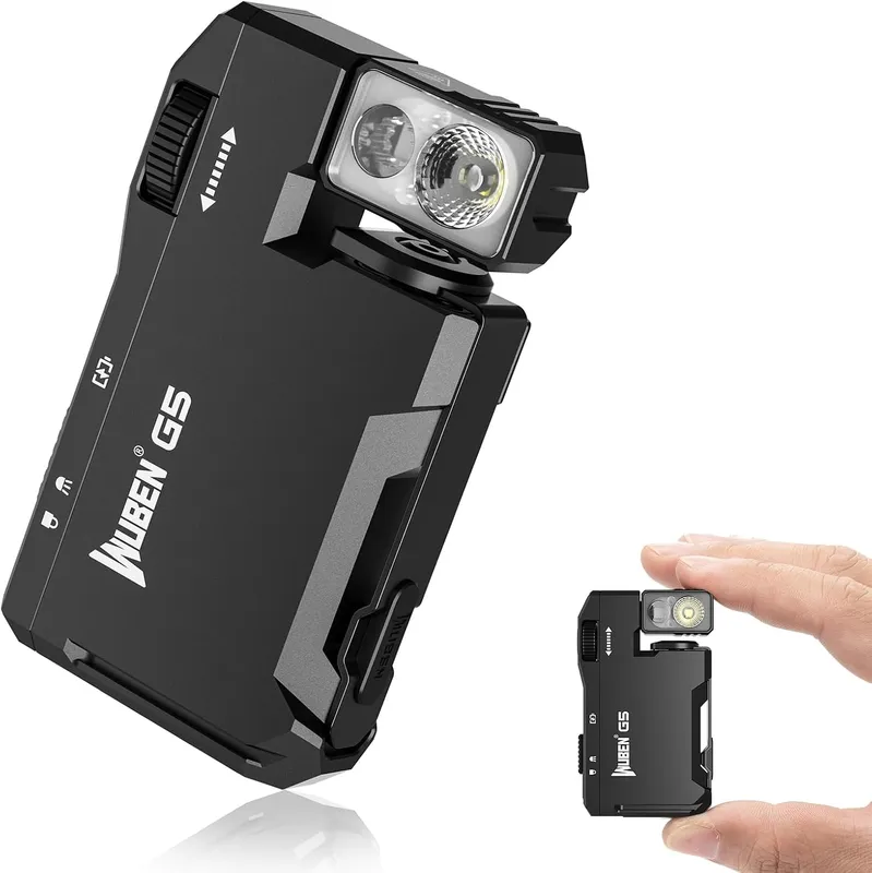 WUBEN G5 Lanterna LED Recarregável Mini EDC Dupla Fonte